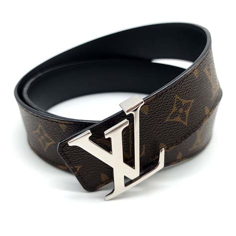 lv initiales 40 mm reversibile|Lv 40mm belt monogram.